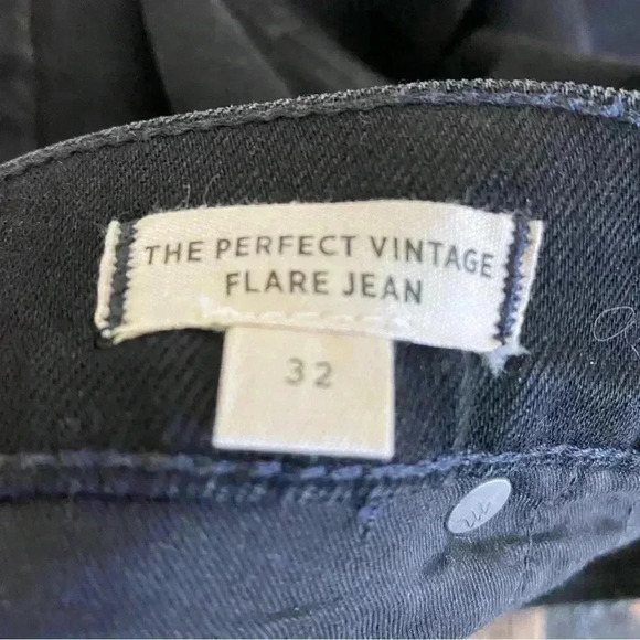 NEW Madewell The Perfect Vintage Flare Jean in Black Sherborn Wash Plus Size 32 - Picture 9 of 14